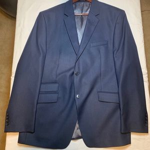 Perry Ellis Slim-fit blue Suit Jacket 44 Regular